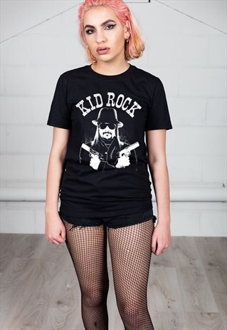 KID ROCK CROSSED GUNS UNISEX T SHIRT