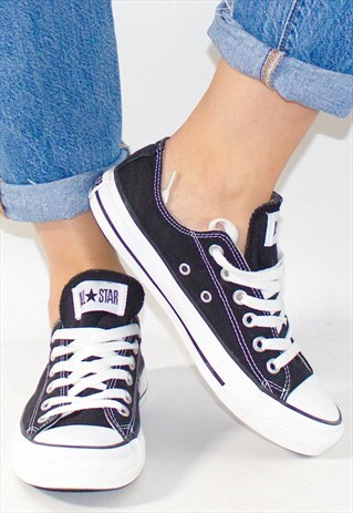 RETRO BLACK CANVAS ALL STAR CONVERSE UK 5
