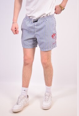 Vintage Armani Shorts Stripes Blue