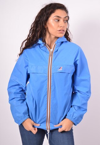 Vintage K-Way Rain Jacket Blue | Messina Girl | ASOS Marketplace