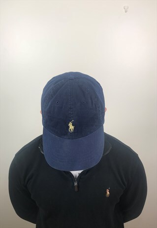 VINTAGE NAVY POLO RALPH LAUREN CAP