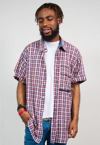 TOMMY HILFIGER 90'S CHECK SHORT SLEEVE SHIRT