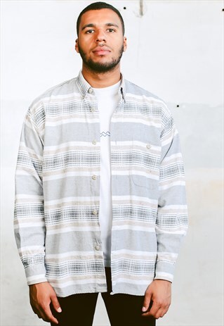 VINTAGE AZTEC PATTERN SHIRT