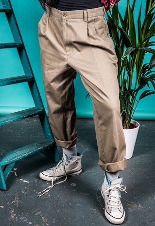 VINTAGE DOCKERS TROUSERS IN BEIGE