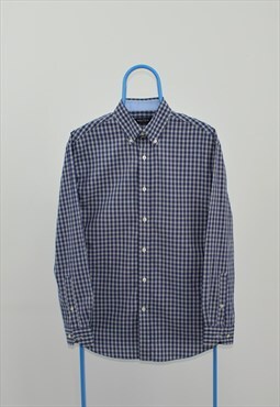 VINTAGE NAUTICA shirt blue/white medium