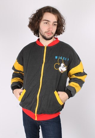 VINTAGE DISNEY MICKEY MOUSE BOMBER JACKET