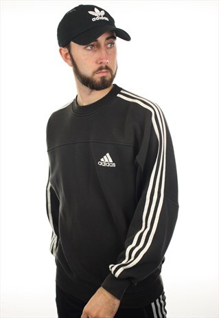 VINTAGE 90S ADIDAS SMALL LOGO SWEATSHIRT JUMPER