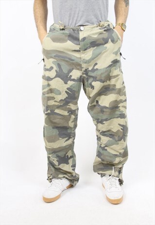 VINTAGE BENCH ARMY CAMO TROUSERS