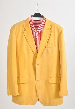 VINTAGE 90S BLAZE JACKET IN YELLOW