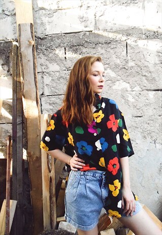 FLORAL 80S SHIRT