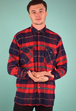 VINTAGE 90'S CHECKED SHIRT