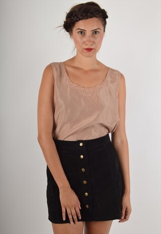 VINTAGE SILK BLOUSE SIZE M (911)