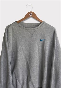 Vintage Nike Grey & Blue Sweater 