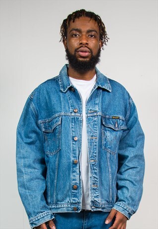 90'S WRANGLER BLUE DENIM JACKET
