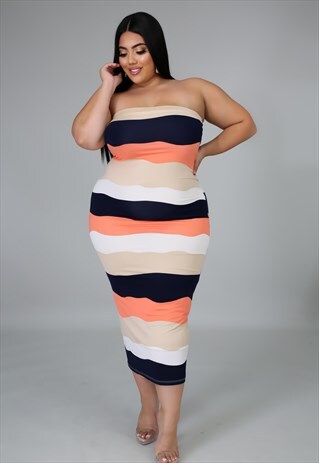 PLUS CROSS THE LINE DRESS