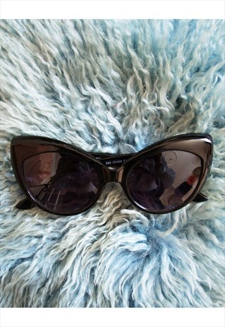 OVERSIZED CAT EYE 50S STYLE SUNGLASSES UV400
