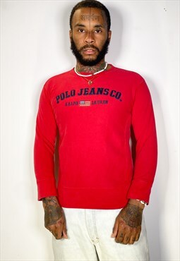 Ralph lauren sweatshirt red