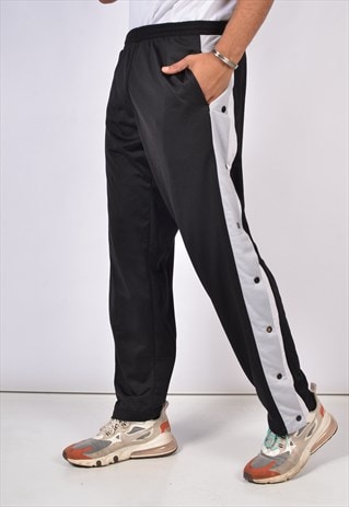 Vintage 90s Poppers Trackie Bottoms Joggers Black | Style of the ...