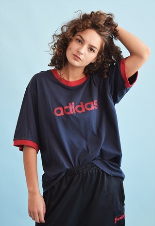 90'S RETRO ADIDAS OVERSIZED ATHLEISURE SPORTS T-SHIRT TEE