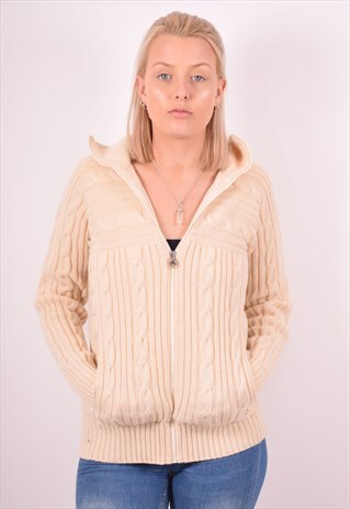 AUSTRALIAN L'ALPINA WOMENS VINTAGE CARDIGAN SWEATER MEDIUM B