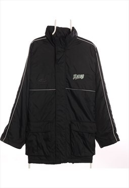 Umbro 90's Full Zip Warm Puffer Jacket Large Black
