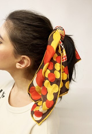 VINTAGE REVIVAL 70S TIE HAIRBAND COACHELLA SCARF