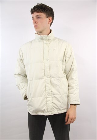 VINTAGE LACOSTE CREAM PADDED JACKET
