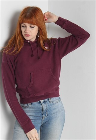 VINTAGE CHAMPION REVERSE WEAVE HOODIE MAROON
