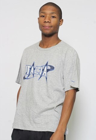 VINTAGE CHAMPION ITALY PRINT T-SHIRT