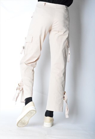 VINTAGE 90S BEIGE CARGO PANTS