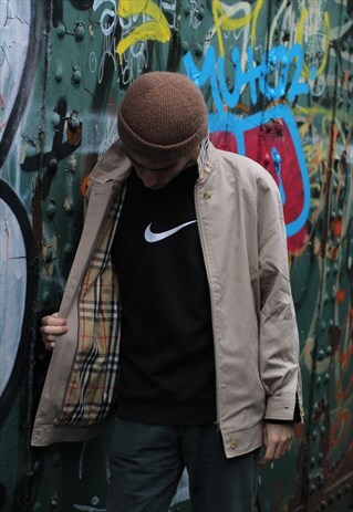 VINTAGE 80S 90S BURBERRY NOVA CHECK JACKET COAT