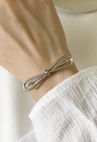 BOWKNOT STERLING SILVER BRACELET