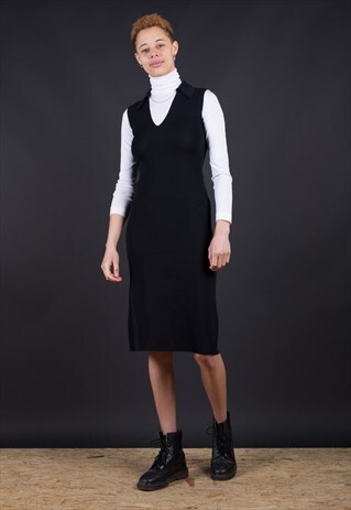 90'S BLACK DOLCE & GABBANA DRESS - D071