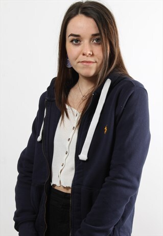 VINTAGE POLO RALPH LAUREN FULL ZIP HOODIE