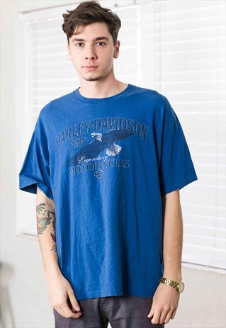VINTAGE HARLEY-DAVIDSON T-SHIRT LOGO 90S XL 9.0