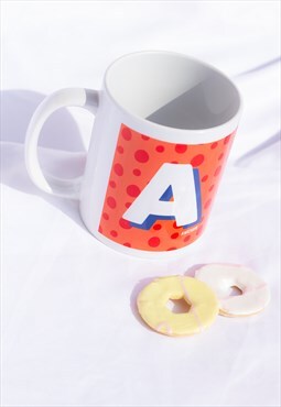 Colourful Alphabet Letter A Mug 
