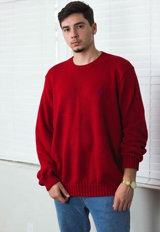 VINTAGE POLO RALPH ALUREN JUMPER LOGO 90S XXL 24.1