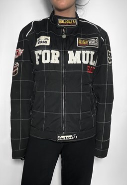 vintage racing jacket nascar style 90s racer 