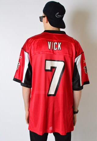 RED NFL AMERICAN FOOTBALL SPORTS JERSEY SHIRT