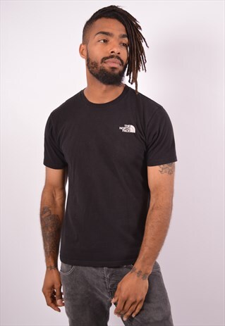 VINTAGE THE NORTH FACE T-SHIRT TOP BLACK