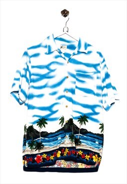 Vintage cherokee Hawaiian Shirt Island Print Colorful