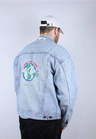 HARD ROCK CAFE VINTAGE JEANS JACKET LONDON