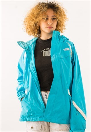 BLUE THE NORTH FACE HYVENT JACKET COAT