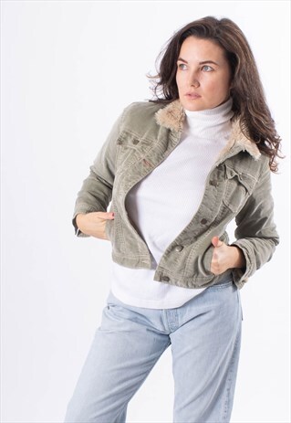 VINTAGE FLEECE LINED CORD JACKET