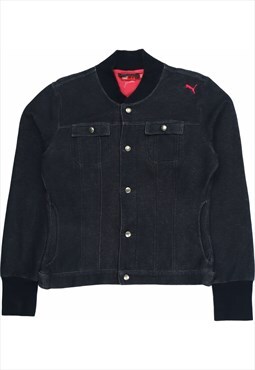Vintage 90's Puma Denim Jacket Button Up Denali Jacket