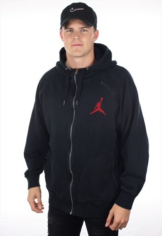 VINTAGE NIKE AIR JORDAN FULL ZIP HOODIE SWEATSHIRT