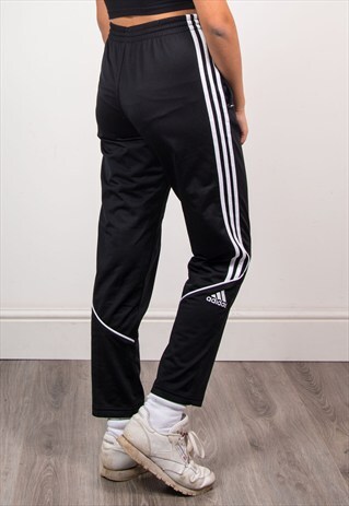 90'S VINTAGE ADIDAS BLACK TRACKSUIT BOTTOMS