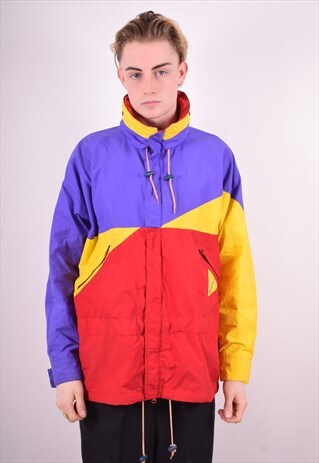 MENS VINTAGE JACKET LARGE MULTI 90'S