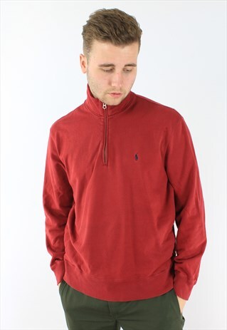 RALPH LAUREN POLO HALF-ZIP SWEATSHIRT