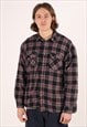 VINTAGE WRANGLER FLANNEL SHIRT MEN'S RED